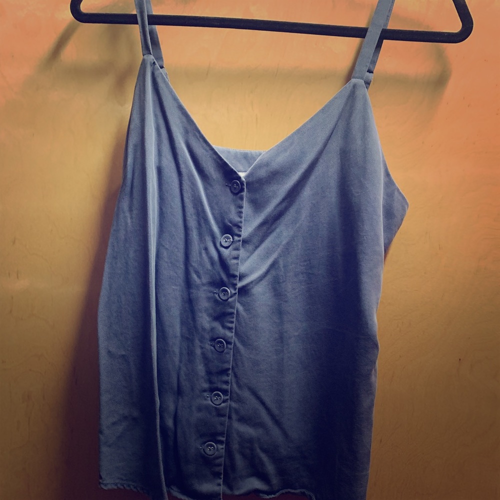 Button Down Tank Top